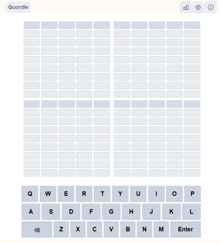 Quordle Unlimited Game